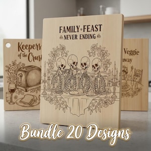 Zabawna deska do krojenia wędlin w formacie SVG, fantazyjne wzory grawerowania warzyw, zabawny plik z dekoracjami kuchennymi do desek do krojenia