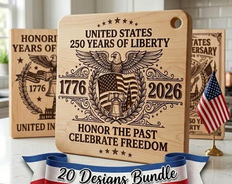 250-årsjubileums-svg, patriotiska gravyrmönster, amerikansk fil för skärbräda, skärbräda, USA-mönster 1776-2026