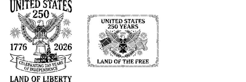 America 250 SVG, patriotisk laserfil för gravyr, amerikanska kulturarvsdesigner för skärbrädor, minneskonst för självständighetsdagen bild 12