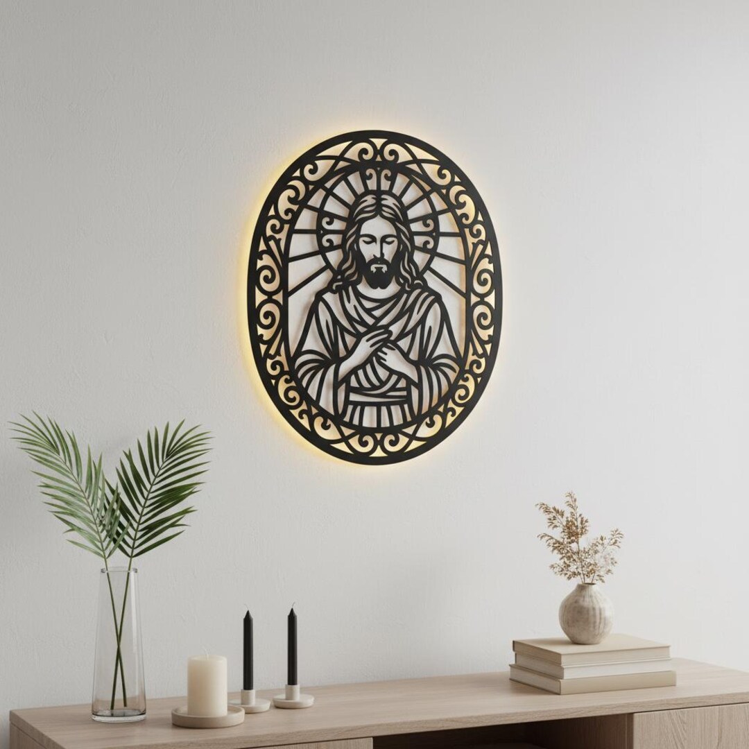 Jesus Svg Bundle, Christian Wall Art Laser Cut File, Religious Cnc ...