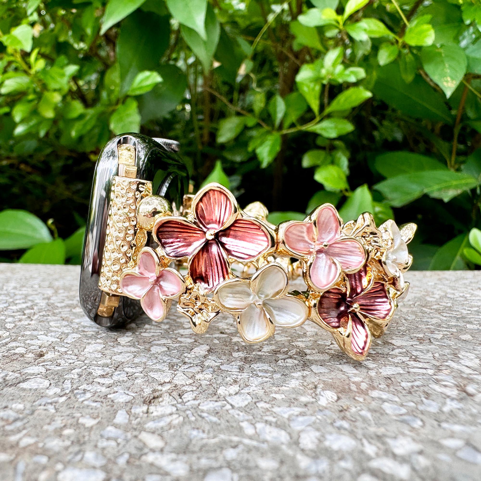 【おまとめ】ANRI【A Special Day】【Spring Bright】 Autumn Blossoms Floral Elegance Apple Watch Bands 38 40 42 44 41