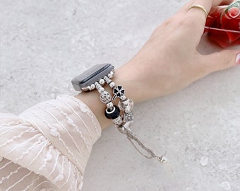 Erhöhen Sie Ihre Apple Watch mit einem einzigartigen und exquisiten Schmuck Style Band Fit in 38-49mm Größen für unvergleichliche Eleganz und individuellen Stil