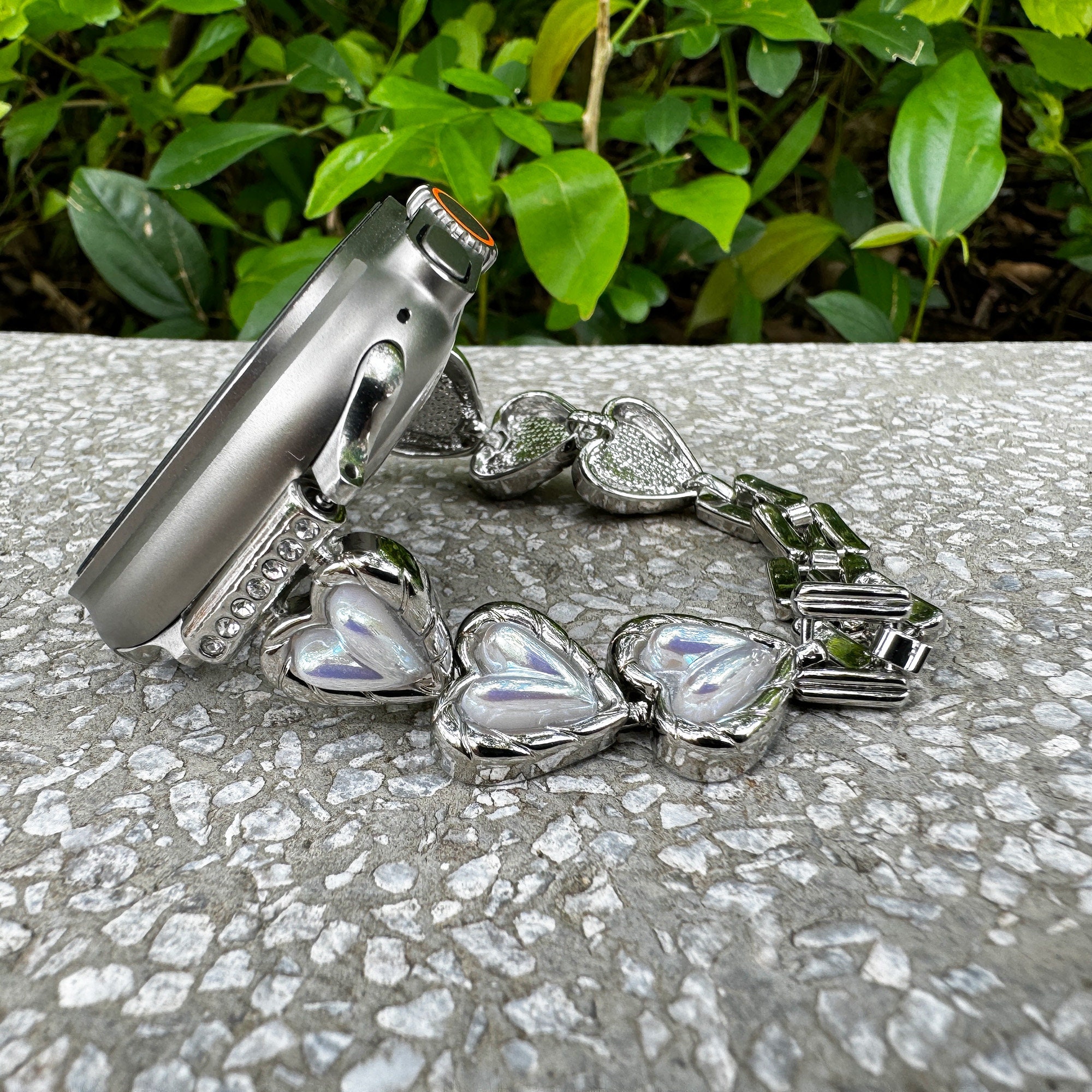 Antique Silver Apple Watch Band - Etsy