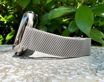 プレミアム スターライト スリム Apple Watch バンド ミラネーゼループ 38 40 42 44 41 45 46 49 mm メタルストラップ iWatch シリーズ 11 10 9 8 7 6 5 4 3 2 1 SE 用