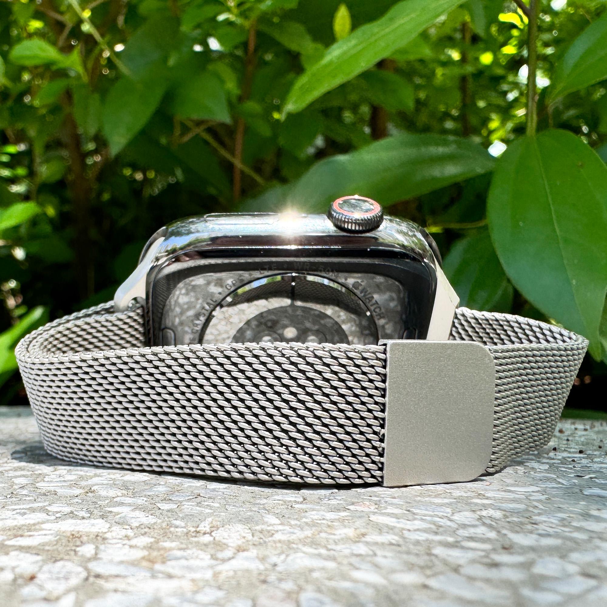 ファッションなデザイン Milanese Band Watch Apple Slim Starlight Premium Loop 40 38 レッグウェア
