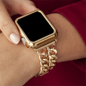 Bracelet Apple Watch 7, 6, SE, 5, 4, 3 - Maille milanaise acier - G