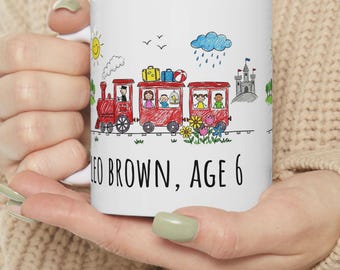 Custom Child Drawing Mug, Personalized Kids Artwork Mug, Custom Drawing Coffee Cup, Custom Artwork Mug, Turn Your Childs Art into a Mug