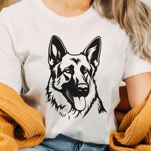 German Shepherd Shirt, Unisex Dog Lover Tee, German Shepherd T-shirt, German Shepherd Owner Gift, Dog Mom Shirt, Shepherd Lover Gift