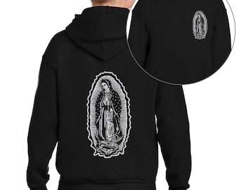 Guadalupe Youth Sweatshirt, Virgin de Guadalupe Pullover Kids Hoodie, Our Lady Of Guadalupe Hoody, Catholic Religious Sweatshirt