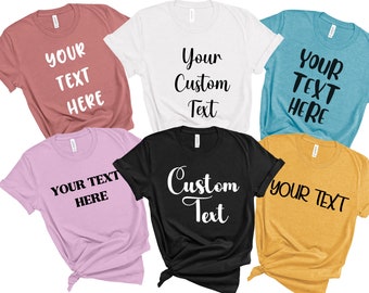 Personalized T-shirt, Custom T-Shirt, Custom Shirt, Unisex Custom Shirt, Men's Custom Shirt, Women's Custom Shirt