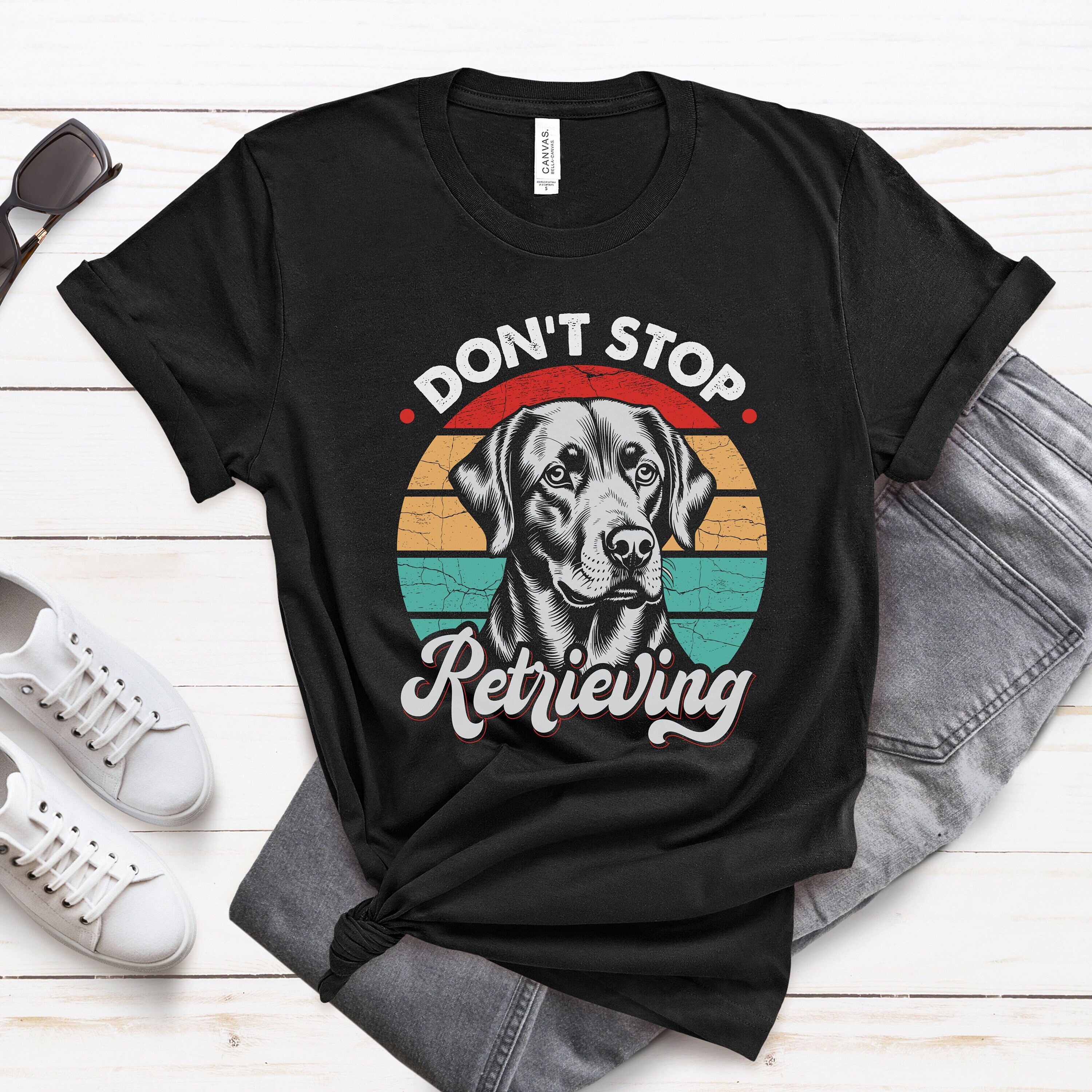 Dog Don't Stop Retrieven T-Shirt Dog Don't Stop Retrieven T-Shirt