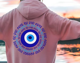 Evil Eye Hoodie, Unisex Adult Hoodie, Turkish Evil Eye Sweatshirt, Protection Pullover Hoodie, Women's Eye Hoody, Third Eye