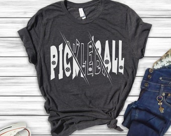 Pickleball Shirt, Retro Pickleball T-shirt, Unisex Pickleball Player Shirt, Racquetball Shirt, Pickleball Gift, Paddleball T-shirt