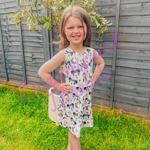 Animal Mickey and Friends Athletic dress for girls | Character dresses | Princess dress