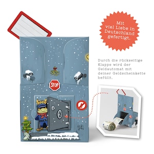 SURPRISA Money-O-Mat Cash Machine, Creative money gift packaging in street-style design for special occasions, confirmation, Christmas image 6