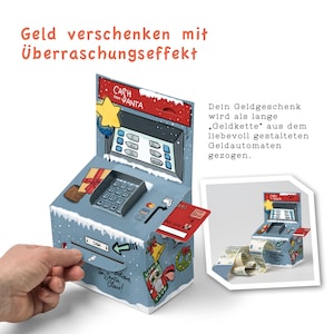 SURPRISA Money-O-Mat Cash Machine, Creative money gift packaging in street-style design for special occasions, confirmation, Christmas image 2