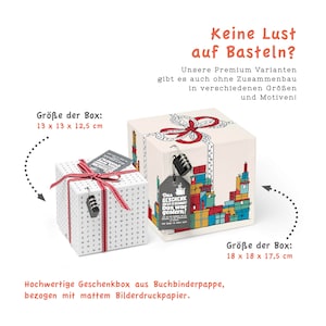 SURPRISA Rätselfaltbox Geschenke, Geldgeschenk Verpackung, Gutscheine zum Geburtstag, Jugendweihe, Jubiläum oder Weihnachten, Geschenk Box Bild 7