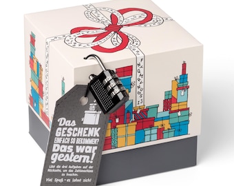 SURPRISA Puzzle Folding Box Gifts, Money Gift Packaging, Vouchers for Birthdays, Confirmation, Anniversaries or Christmas, Gift Box