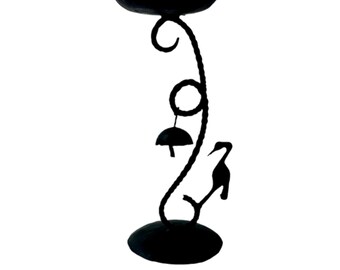 Handmade Flamingo Candle Holder, Candle Holder Stand, Housewarming Gift | New Home Gift