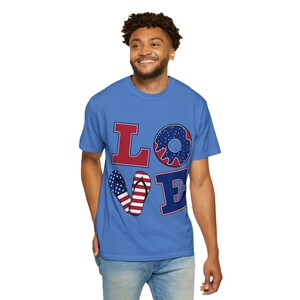 Unisex short sleeve t-shirt. Love T-shirt