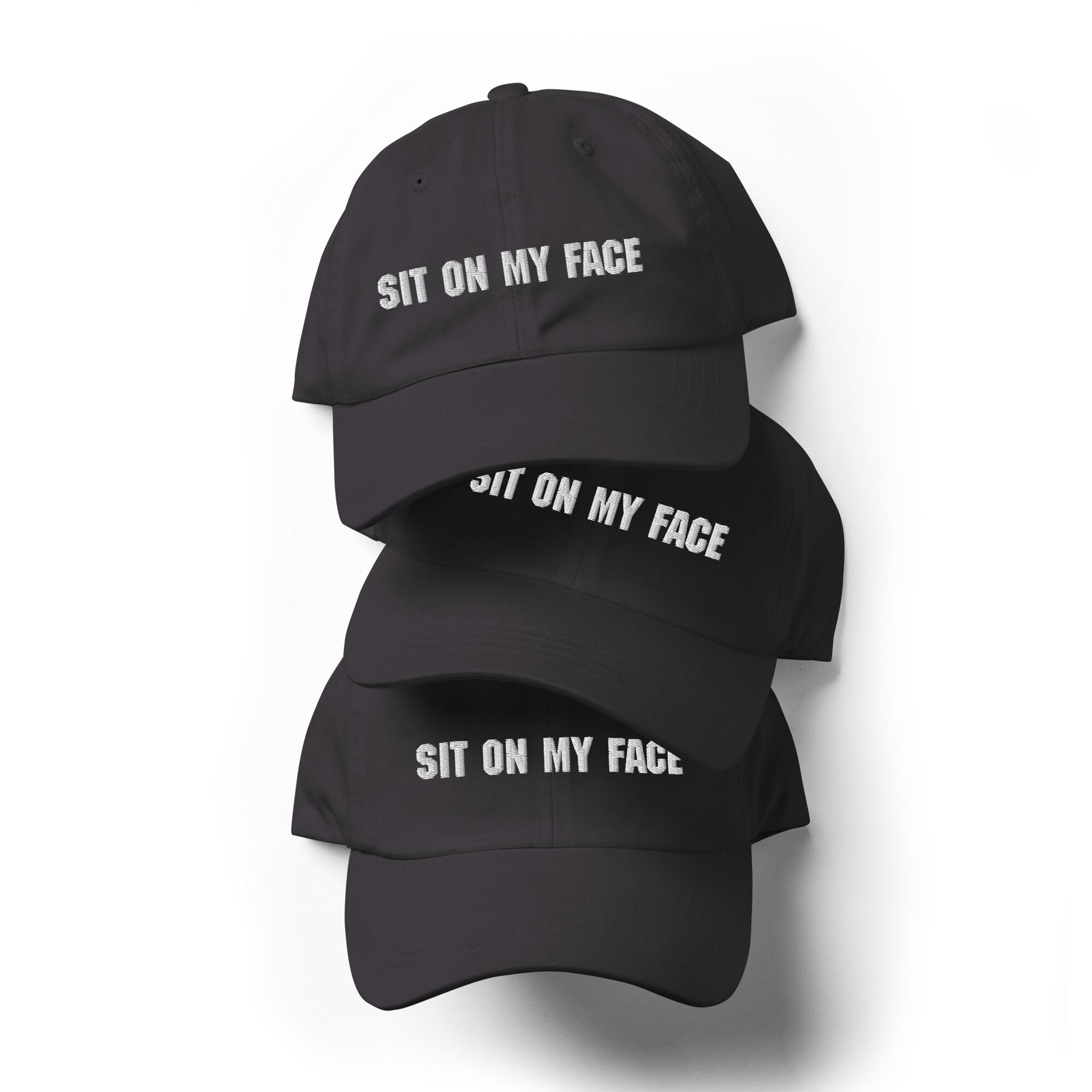 Sit On My Face Flat Cap Classic Adjustable Baseball Caps for Men 並行輸入品 Sit on My Face Hat - Etsy UK