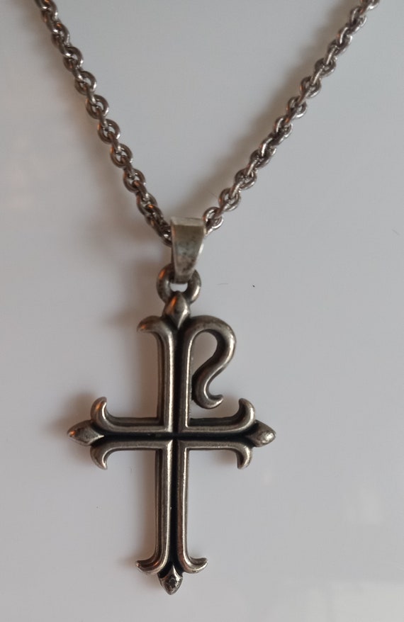 James Avery Retired Sterling Shepherds Cross Pendant Necklace Etsy