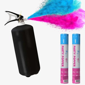 Gender Reveal Fire Extinguisher Powder Fire Extinguisher with Color Baby Shower Holi Powder