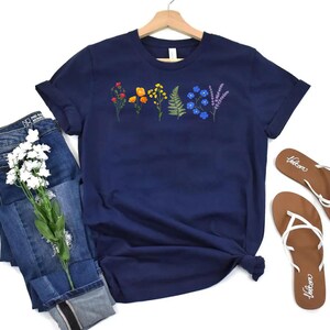 Wildflower Lgbt Pride Month Shirt, Flower Gay Lesbian Shirt, Cute Pride Shirt, Queer Lesbian Girls