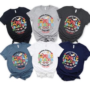Family Vacation 2025 Making Memories Together Shirt,Custom Family Shirt,Family Matching Tees,Summer Vacation T-shirts,Family Vacation Shirts