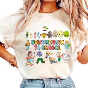 Welcome Back To School Piggie Shirt, Magic School Bus Shirt, Book Lover Shirt, Elephant And Piggie Shirt, Pigeon Shirt, Gift For Kids