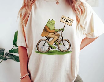Portland Frog Resist Shirt, Comfort Colors Freedom Frog Shirt, Due Process Tee, Anti Maga Shirt, Activist T-shirt, Anti Trump Sweatshirt