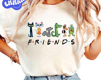 The Pete Cat Friends Children&#39;s Book Shirt, Groovy Cat Sweatshirt, Kindergarten Teacher Shirt, Pete The Cat Reading Rocks, Back To School
