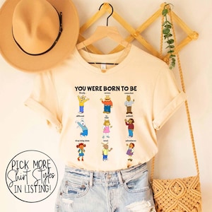 You Were Born To Be Arthur TV Show Shirt, Arthur and Friends Shirt, PBS kids Tee, 90s Nostalgia T-Shirt, Children&#39;s Book Tee, Teacher Gifts