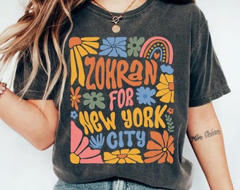 Mayor Mamdani 2025 - NYC’s First Muslim Mayor - Vote Zohran Rank Zohran - Progressive Democrats - Freeze Rent Tee - Zohran for New York City