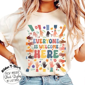 Idaho teacher shirt everyone is welcome here, inclusion and equality t shirt, protest and resist t shirt, idaho teacher t shirt