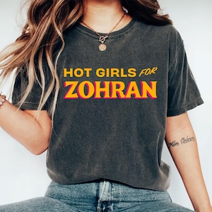 Heiße Mädchen stimmen für Zohran Shirt ab, Zohran für New York City Vintage Style Politisches T-Shirt, Vote Zohran Rank Zohran Shirt, Mayor Mamdani 2025 T-Shirt
