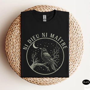 Ni Dieu Ni Maître Shirt, Anti-Authoritarian, No God No Master, Anti Trump Shirt, Leftist Protest Shirt, Anarchist T-shirt, Anti Trump Shirt