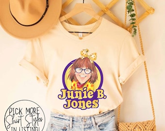 Junie B Teacher Shirt, Junie B Jones Children's Book T-Shirt, Kindergarten Teacher Tee, Teacher Life Tee, Back To School Tee, Teacher Gifts