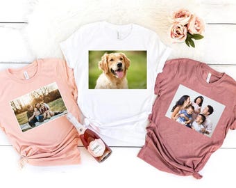 Custom Shirt With Photo, Custom Shirt for Man, Custom Photo Shirt, Custom T-Shirt,Custom T-shirt Photo Women Men Unisex Kids, Personalized