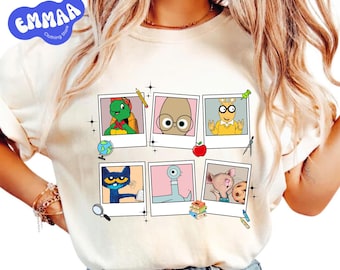 Read Children&#39;s Book Shirt, Children&#39;s Character Affirmations Shirt, Teacher Characters Shirt, Kindergarten Shirt, Teacher Appreciation Gift