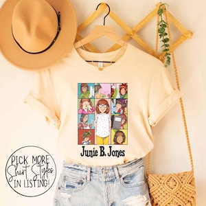 Junie B Teacher Shirt, Junie B Jones Children&#39;s Book T-Shirt, Kindergarten Teacher Tee, Teacher Life Tee, Back To School Shirt,Teacher Gifts
