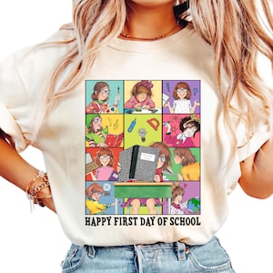 Junie B Teacher Shirt, Junie B Jones Children&#39;s Book T-Shirt, Happy First Day Of School, Teacher Life Tee, Back To School Tee, Teacher Gifts