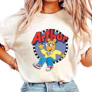 Arthur TV Show T-Shirt, Arthur and Friends Crewneck, PBS kids Tee, 90s Nostalgia T-Shirt, Children&#39;s Book Tee, Teacher Life,Teacher Gifts