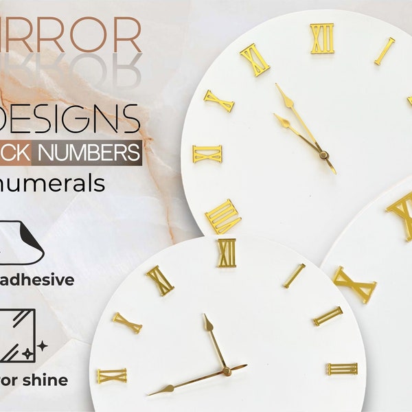 Self Adhesive Clock Numbers Etsy Australia