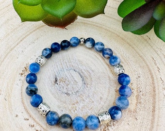 Bracelet Enfant en pierres naturelles de Sodalite