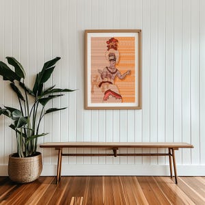 Atali&#39;i Taualuga | Samoan Dance | Siva Samoa In Motion | Polynesian Wall Art | Digital Art Print