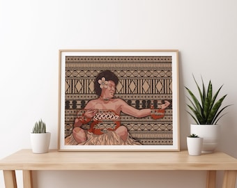 Arte de la danza femenina fiyiana / Cultura de las islas tropicales (Descarga digital)