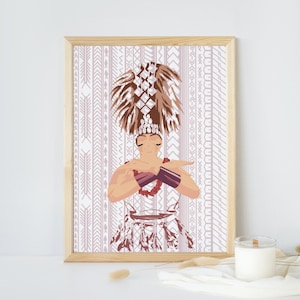 Samoan Taupou | Digital Art | Digital Download