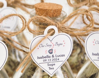 Wedding tea favors for guests bulk gifts,Rustic Wedding Favor,Wood Favors,Tea Jars Tea party Personalized Favors Thank You Gifts,Unique Gift