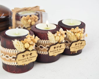 Bulk Candle Favors Wedding Favors for Guests Rustic Wedding Favors Bridal Shower Favors New Favors Fall Wedding Favors Candle Favors Wedding